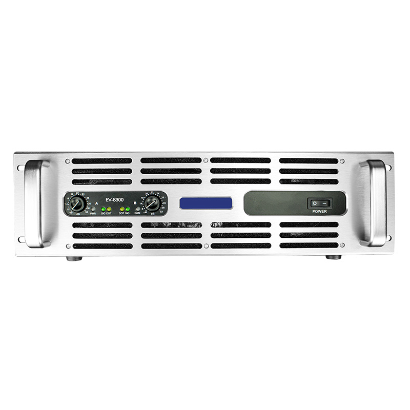 Professional Power Amplifier for Large meeting room,Church,Indoor performance and DJ in 2 Channel EV-8300 2 X 750W