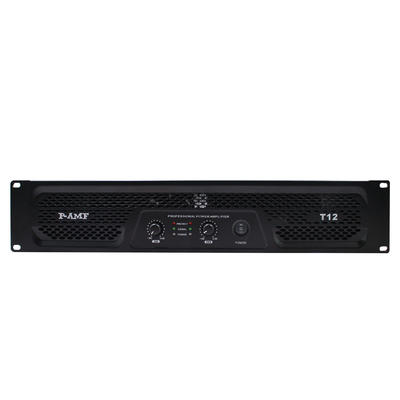 Professional Power Amplifier Two-Channel T Series Class H from 2 X 800W to 2 X 1200W